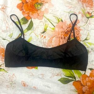 Vintage GUCCI monogram mesh bralette
